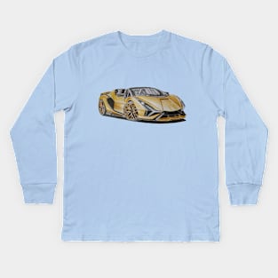 Car Kids Long Sleeve T-Shirt